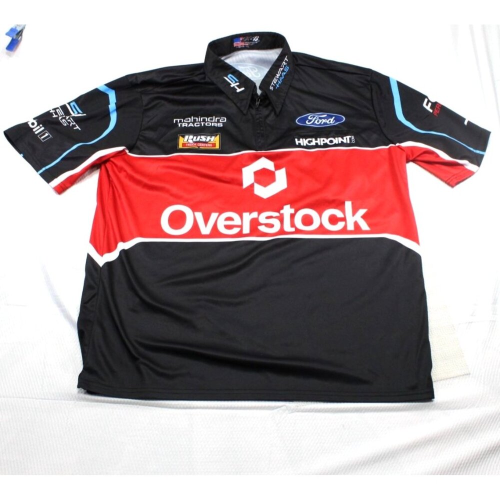 Stewart-Haas Ford Racing Overstock NASCAR Team Issued Shirt Mens XL